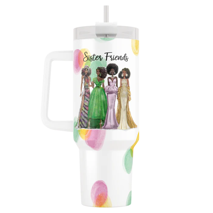 Sister Friends  Afrocentric Tumbler